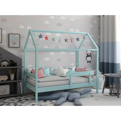 Children's bed Scandi, mint